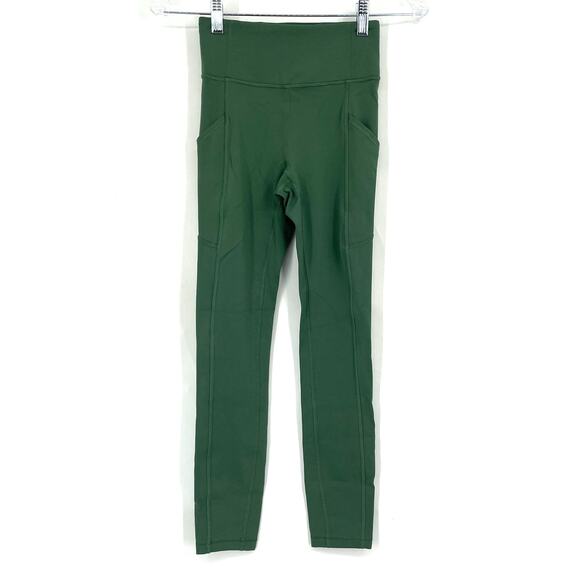 lululemon athletica Pants - Lululemon Invigorate HR Tight 25" Smoked Spruce Size 2